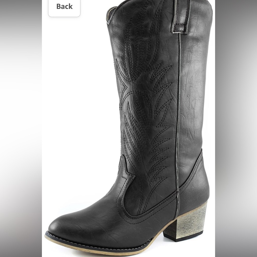 Mid Calf Cowboy Boots